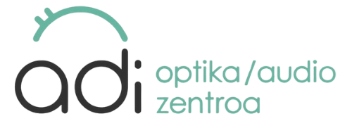 adioptika óptica y audio logo