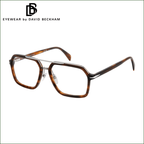 DB 7128 – Brown Horn Ruthenium – Blue Mirror